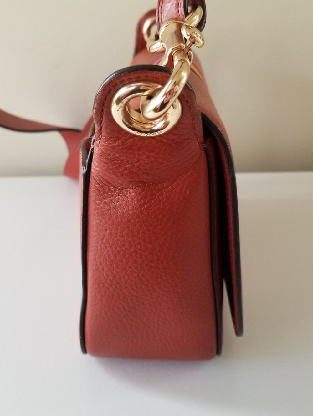 Coach Jes Messenger Bag Varsity Stripe Crossbody - Picture 6 of 15